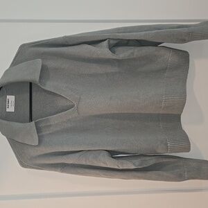Old Navy V- Neck Knit Collared Sweater